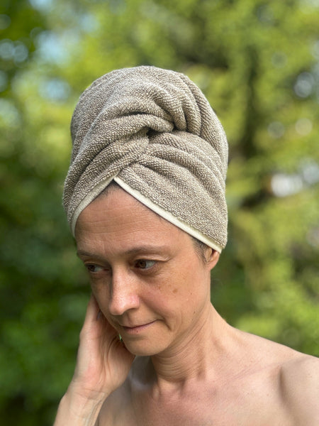 Natural hemp/cotton towel