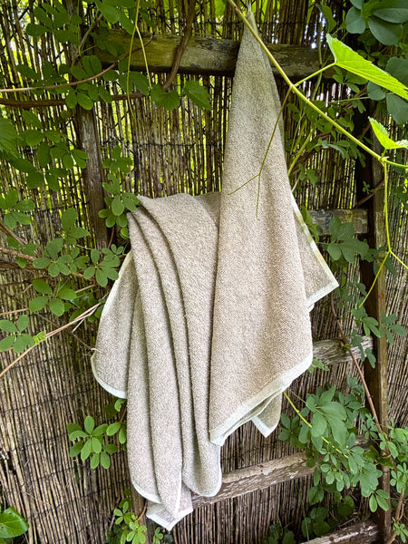 Natural hemp/cotton towel