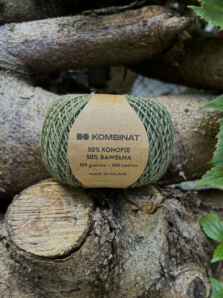 Hemp/cotton yarn, dark petrol